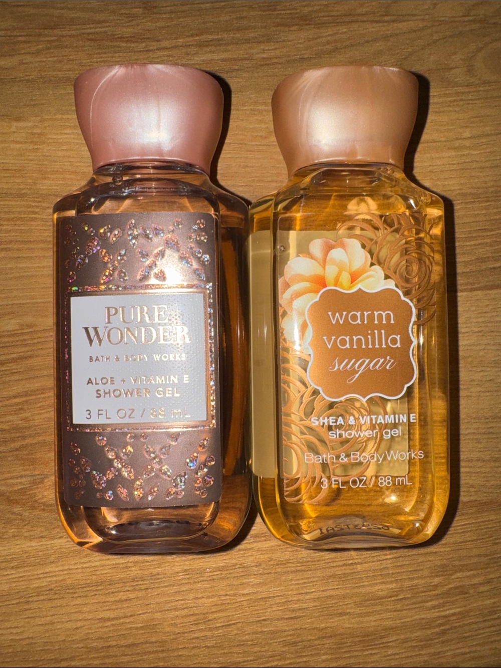 Lot of 2 Bath & Body Works Shea + Vitamin E Shower Gel (3 Fl oz each)